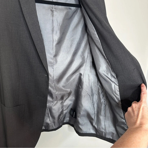 Sundays Best Artizia 2 button Gray Wool Blend‎ Scholar Blazer Size 8 Preppy - Picture 13 of 16